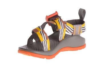 Image of Chaco Z1 Ecotread Sandals - Kids, 1 Youth, Scatter Poppy, J180065-01.0