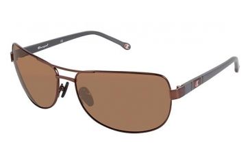 Image of Champion 6014 Sunglasses - Frame SHINY DK BROWN, Lens Color Brown CU601402