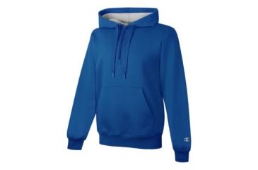 Image of Champion Mens Cotton Max 1/4 Zip Pullover Hoodie, Athletic Royal, Extra Small S185 XS UF