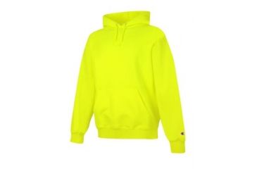 Image of Champion Mens Powerblend Eco Fleece Hoodie, Safety Green, Small S700 S 82
