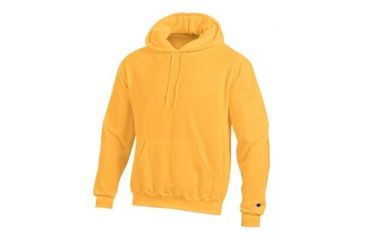 Image of Champion Mens Powerblend Eco Fleece Hoodie, Gold, Small S700 S GO