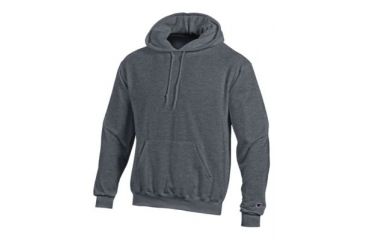 Image of Champion Mens Powerblend Eco Fleece Hoodie, Charcoal Heather, Medium S700 M HL