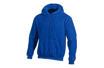 Image of Champion Mens Powerblend Eco Fleece Hoodie, Royal Blue Heather, Small S700 S RH