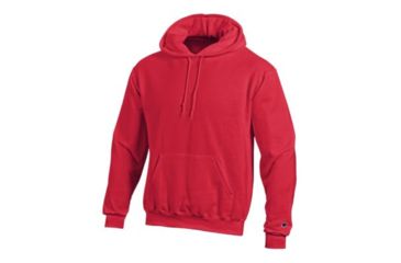Image of Champion Mens Powerblend Eco Fleece Hoodie, Scarlet, Small S700 S SK