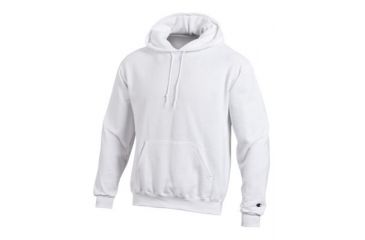 Image of Champion Mens Powerblend Eco Fleece Hoodie, White, Small S700 S WH