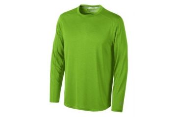 Image of Champion Mens Vapor Heathered Long Sleeve Shirt, Bright Green Heather, Extra Small CV26 XS BG
