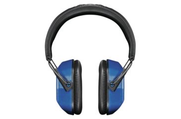 Image of Champion Traps and Targets Vanquish Pro Hearing Protection Ear Muffs - Electronic, Blue 40981