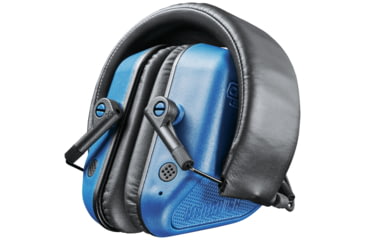 Image of Champion Traps and Targets Vanquish Pro Hearing Protection Ear Muffs - Electronic, Blue, 40981