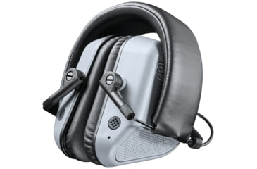 Image of Champion Traps and Targets Vanquish Pro Hearing Protection Ear Muffs - Electronic, Gray, 40980