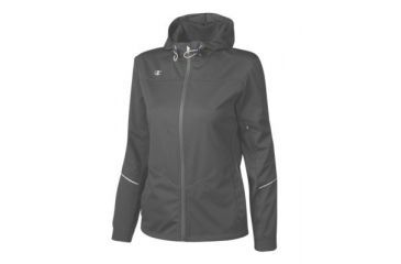 Image of Champion Womens Hooded Softshell Jacket, Dark Platinum Gray, Large, V745 L D1