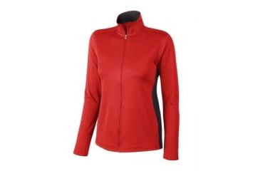 Image of Champion Womens Performance Full Zip Jacket, Scarlet/Black, Large S260 L S7