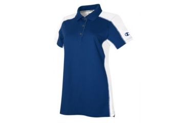 Image of Champion Womens Winning Streak Vapor Polo Shirt, Athletic Royal/White, Small H002 S YZ