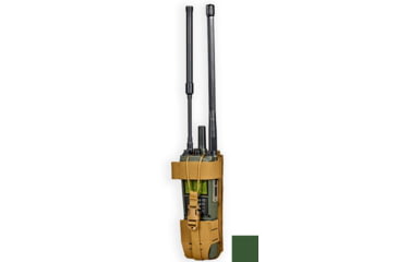 Image of Chase Tactical Enhanced Multi-Platform Radio Pouch, Ranger Green, CT-30EMPRP1-RG