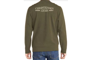 Image of Christensen Arms Bullet &amp; Barrel Crew Sweatshirt - Mens, Army Green, 2X, 730-CA079-80-00-202-06
