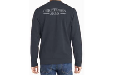Image of Christensen Arms Bullet &amp; Barrel Crew Sweatshirt - Mens, Dark Navy, M, 730-CA079-80-00-403-03