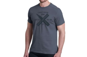 Image of Christensen Arms Bullet &amp; Barrel SS Tee - Mens, Carbon, M, 730-CA063-40-00-103-03