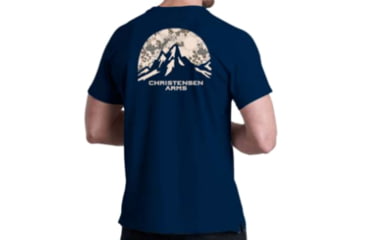 Image of Christensen Arms Camo Mountain SS Tee - Mens, Deep Navy/Desert, 4X, 730-CA068-40-00-405-08
