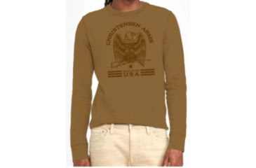 Image of Christensen Arms Classic Eagle LS Tee - Mens, Dark Khaki, 4X, 730-CA076-50-00-600-08