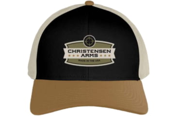 Image of Christensen Arms Compass Wordmark Trucker - Mens, Black, OSFM, 730-CAH27-00-02-000-00