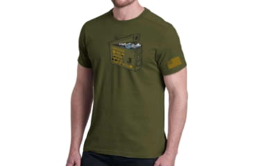 Image of Christensen Arms Mountain Ammo Box SS Tee - Mens, Army Green, 3X, 730-CA061-40-00-202-07