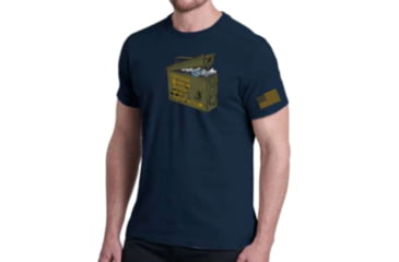 Image of Christensen Arms Mountain Ammo Box SS Tee - Mens, Deep Navy, M, 730-CA061-40-00-404-03