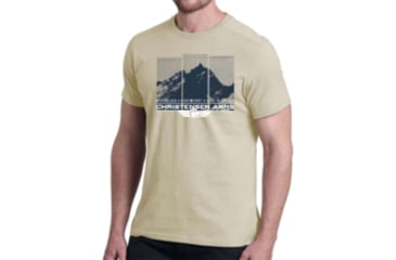 Image of Christensen Arms Mountain Half-Tone SS Tee - Mens, Sand, 4X, 730-CA060-40-00-604-08