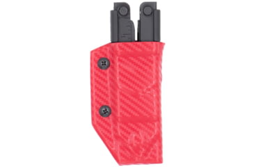 Image of Clip &amp; Carry Kydex Sheath for the Gerber MP600, Carbon Fiber Red, GMP600-CF-RED