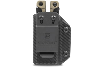 Image of Clip &amp; Carry Kydex Sheath for the Leatherman OHT, Carbon Fiber Black, LOHT-CF-BLK