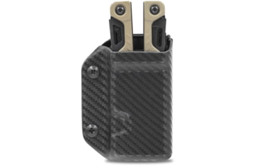 Image of Clip &amp; Carry Kydex Sheath for the Leatherman OHT, Carbon Fiber Black, LOHT-CF-BLK