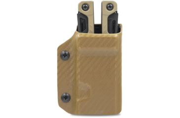 Image of Clip &amp; Carry Kydex Sheath for the Leatherman OHT, Carbon Fiber Brown, LOHT-CF-BRN