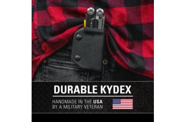 Image of Clip &amp; Carry Kydex Sheath for the Leatherman Signal, Black, LSGNL-BLK