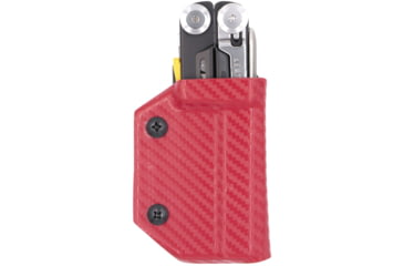 Image of Clip &amp; Carry Kydex Sheath for the Leatherman Signal, Carbon Fiber Red, LSGNL-CF-RED