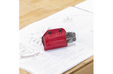 Image of Clip &amp; Carry Kydex Sheath for the Leatherman Wave / Wave+, Carbon Fiber Red, LWAVE-CF-RED