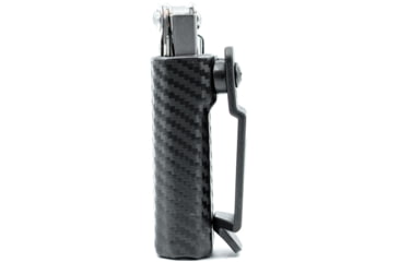 Image of Clip &amp; Carry Kydex Sheath for the Leatherman Wingman, Sidekick, Rebar &amp; Rav, Carbon Fiber Black, LWING-CF-BLK