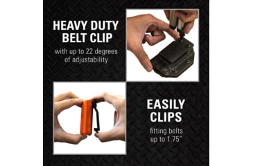 Image of Clip &amp; Carry Kydex Sheath for the Victorinox Swisstool, Carbon Fiber Black, VSTOOL-CF-BLK