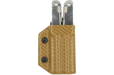 Image of Clip &amp; Carry Kydex Sheath for the Victorinox Swisstool, Carbon Fiber Brown, VSTOOL-CF-BRN