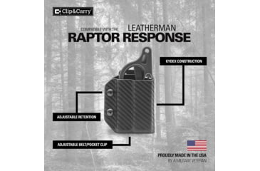 Image of Clip &amp; Carry Leatherman Raptor Resp. Sheath CLP083