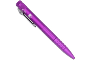 Image of CobraTec Knives Tactical Pen Gen II Purple Aluminum D2 Steel Blade, Includes Pocket Clip, CNCOTFPPURGEN2