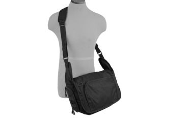Image of Mercury Tactical Tactical Messenger Attache, Black, 16 1/2in.x10 1/2in.x6 3/4in. 9960-BK