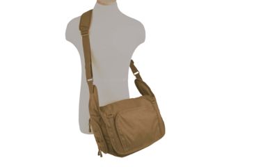 Image of Mercury Tactical Tactical Messenger Attache, Coyote, 16 1/2in.x10 1/2in.x6 3/4in. 9960-CY