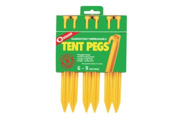 Image of Coghlans ABS Tent Pegs 9 Inch 6 Pack