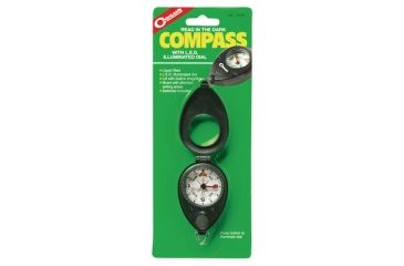 Image of Coghlans Compass With LED Illuminated Dial and Magnifier Lid 0448