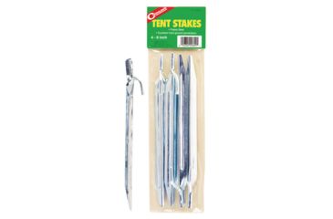 Image of Coghlans Tent Stakes Plated Steel 9 Inch 4 Per Card 9809