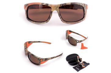 Image of Cold Steel Battle Shades Mark I Sunglasses, Camo Frame, Brown Lens, CS-EW12