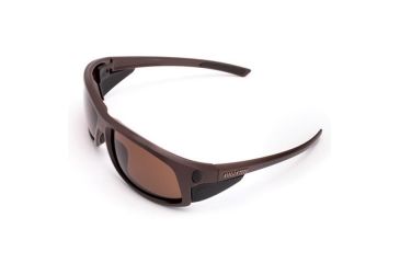 Image of Cold Steel Battle Shades Mark I Sunglasses,Dark Matte Brown,Brown Lens EW13M
