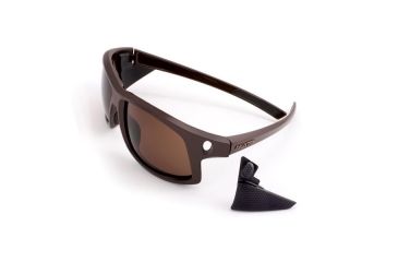 Image of Cold Steel Battle Shades Mark I Sunglasses,Dark Matte Brown,Brown Lens EW13M