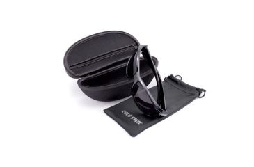 Image of Cold Steel Battle Shades Mark II Sunglasses,Black Gloss Frame,Gray Lens EW21