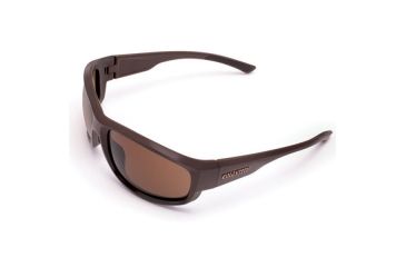 Image of Cold Steel Battle Shades Mark II Sunglasses,Dark Matte Brown,Brown Lens EW23M
