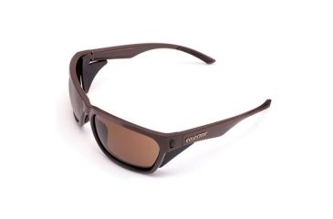 Image of Cold Steel Battle Shades Mark III Sunglasses,Dark Matte Brown Frame,Brown Lens EW33M