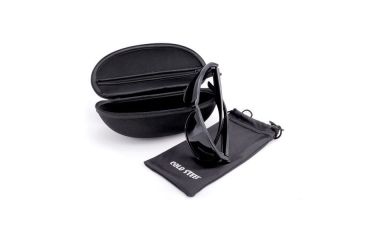 Image of Cold Steel Battle Shades Mark III Sunglasses,Gloss Black Frame,Gray Lens EW31